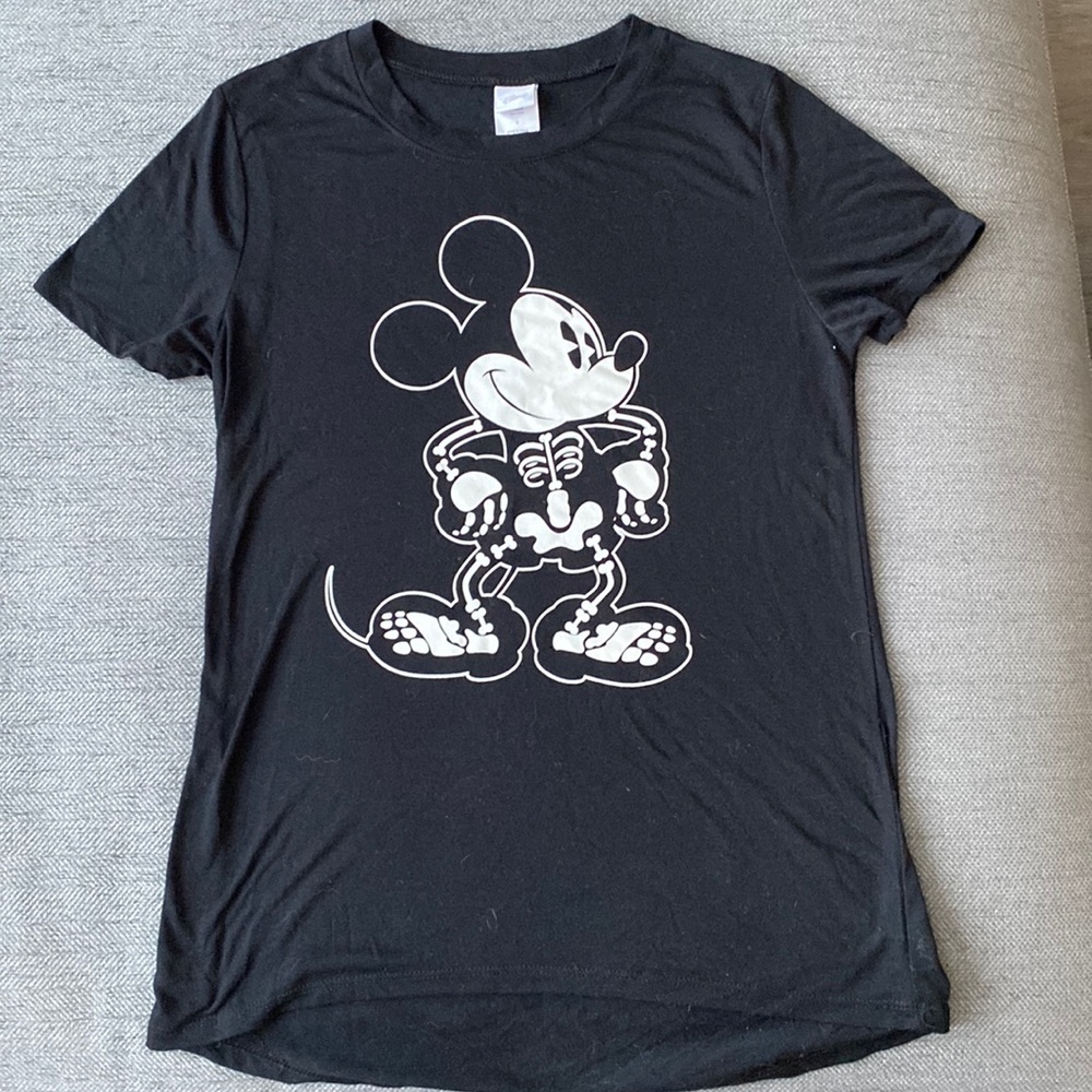 Disney Mickey Mouse Skeleton Shirt